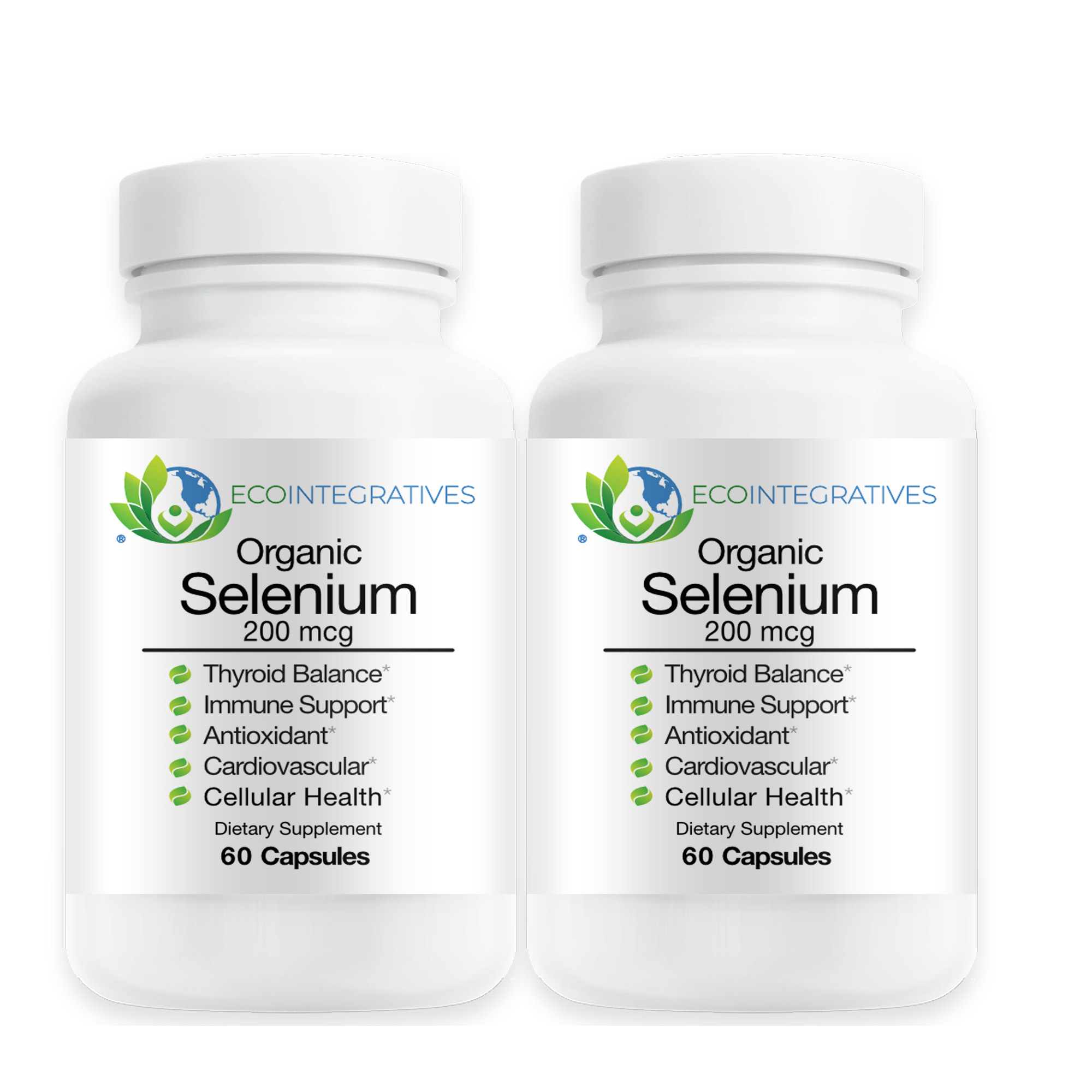 Organic Selenium 200 mcg 2-pack - Ecointegratives®