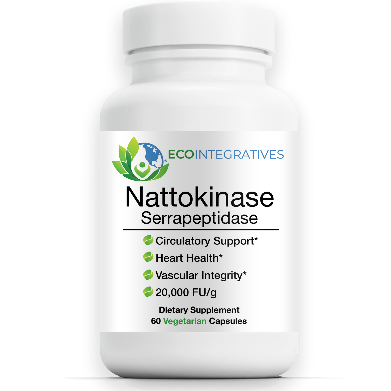 Nattokinase Serrapeptidase 20,000 FU/g - EcoIntegratives®