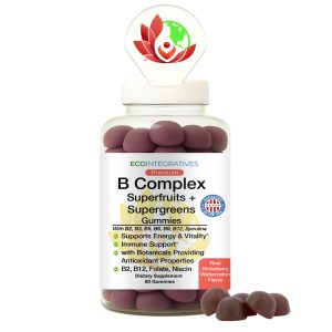 B Complex Gummies with Superfruits + Supergreens -Ecointegratives®